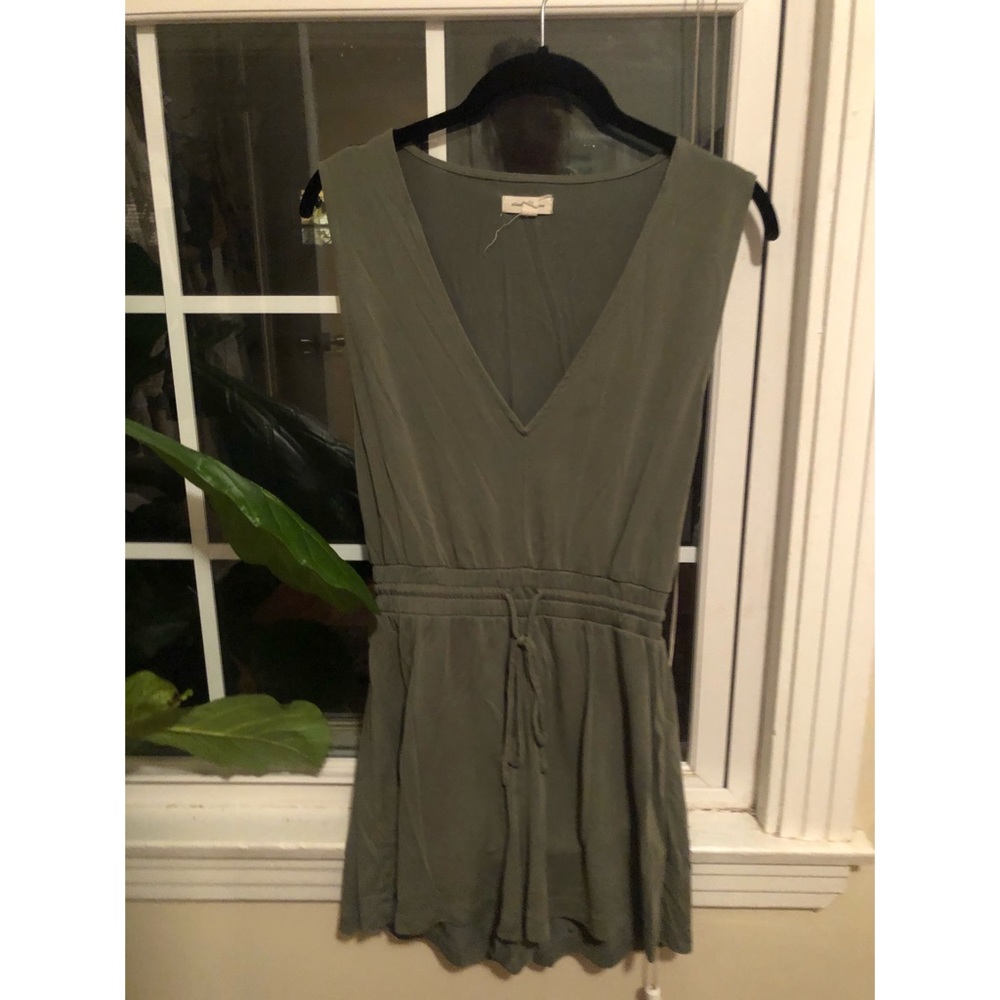 Olive green romper